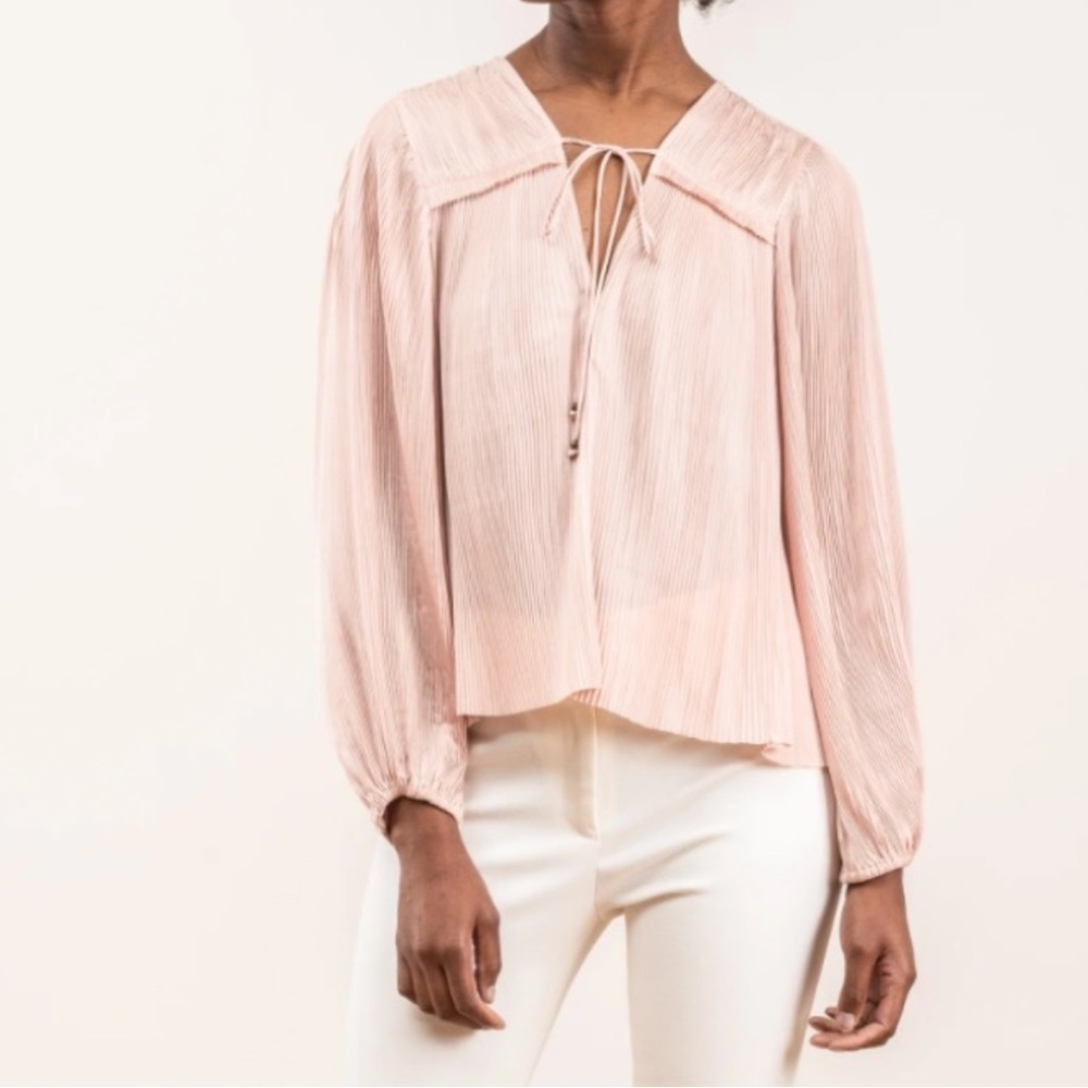 Ulla Johnson Tania Blouse in Peony